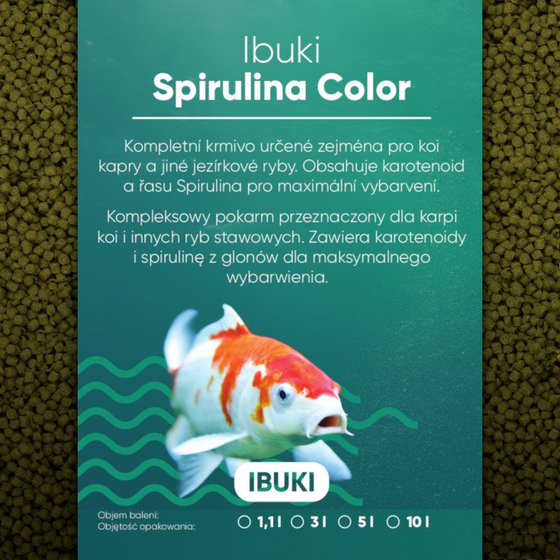 Ibuki Spirulina Color 3 mm 5 l (2200 g)
